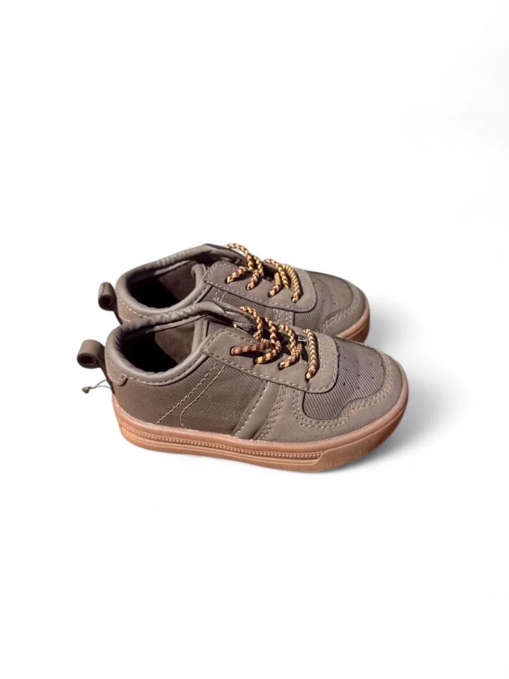 OshKosh B'gosh Taupe Sneakers with Tan Sole New